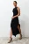 TRENDYOLMİLLA Dames Zwart Effen Maxi Mouwloos Avond / Dagelijks Bodycon Jurken