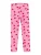 Cool Club Leggings  pink / kersrood / wit