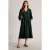 White Stuff Lucy Embroidered Cord Dress Dark Green
