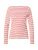 ONLY Shirt ‘ONLKISS’  karmijnrood / wit