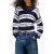 Tommy Hilfiger Tjw Stripe Logo Sweater Dark Night Navy/stripe