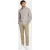 McGregor Stretch Oxford Check Shirt Chocolate Brown