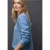 Street One Dames Gestructureerd overhemd in Blauw