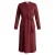 Yest Curve jurk met ceintuur Plus Size – rood