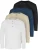 normani Shirt ‘Neuville’  beige / marine / zwart / offwhite