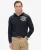 Superdry Mannen Vintage Athletic Sweatshirt met Halve Knoopsluiting Blauw