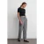 Wijde Crepe Broek met Touwsluiting Taille