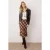 TRENDYOLMİLLA Dames Bruin Bloemen Midi Zeemeermin Zeemeermin Rokken