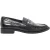 Dune London Galex leren penny loafers voor dames (Zwart)