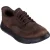 Skechers Garza Sully Leer Heren Cacao Veterschoenen
