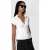 Geribbelde Slim-Fit Polo Blouse