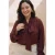 VERO MODA CURVE viscose blouse Plus Size – donkerrood