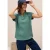 Cecil Dames Blouse shirt met textuur in Groen