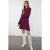 TRENDYOLMİLLA Dames Paars Effen Extra Kort / Super Mini Lang Casual A-lijn Jurken