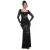 Strakke damesjurk Goddiva Scuba & Lace