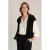 Yest gilet zwart met glitter