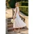 TRENDYOLMİLLA Dames Wit Effen Midi Mouwloos Stijlvol/Avond Skater Jurken