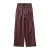 s.Oliver imitatieleren casual broek donkerrood