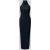 Laona Slim fit maxi-jurk met opstaande kraag