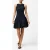 French Connection Phoebe Bubble Hem Mini Dresss Black