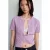 Mango katoenen gebreid vest – roze