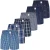Phil & Co Wijde boxershorts heren 6-pack pack d510