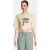 FILA Bothel Cropped Graphic Tee Antique White