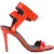 Giuseppe Zanotti Hoge Enkelsandalen met Band in Rode Patenten Leer