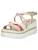 Nero Giardini Sandaal  beige / crème / rood
