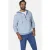 Jan Vanderstorm +FIT Collectie hoodie gebreid Plus Size TORGILS blauw