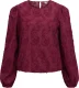 Object Top Mya Bordeaux Rood dames