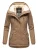 Marikoo dames winterjas met teddyfleece voering & capuchon