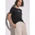 Street One Dames Shirt met tekst kunstwerk in Zwart