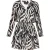 Faina Jurk Dames zwart wit