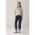 Summum Woman Batwing Boxy Top Metallic Sweat Fluid Rose Smoke