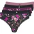 Ted Baker Tansy 5pk Brief Jet Black/black Print/witsful Mauve/dark Pur