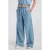 America Today wide leg low waist broek light blue denim