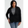 WE Fashion Curve blazer zwart