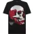 Round Neck T-Shirt Red Skull Skull