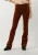 7 for all Mankind Flared Broek Dames Lisha Velvet Caramel,