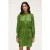 Motivi DevorÉ Satin Wraparound Mini Dress Green