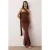 Rechte maxi-jurk voor dames, mouwloos, chic/avond, bodycon