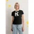 Karl Lagerfeld Disney Petite T-shirt Black