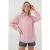 Gestreepte Oversized Blouse met Knopsluiting