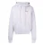 Gebroken witte Caravaggio-pijl over stoffige lila paarse hoodie