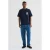 Resteröds relaxed fit T-shirt met backprint – donkerblauw