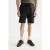Scotch & Soda Fave – Cotton-linen Twill Bermuda Short Black