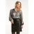 Smashed Lemon Damesglanzende top met trendy losvallende p… |
