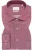 ETERNA Overhemd wijnrood, Gestructureerd