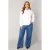 Base Level Curvy blouse wit